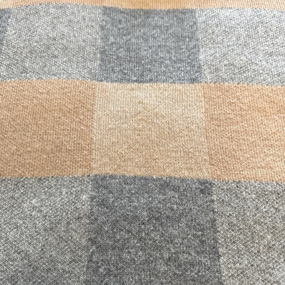 Note di Anita Wool Blend Made in Italy Tan and Gray Women's One Size Poncho - Picture 5 of 6